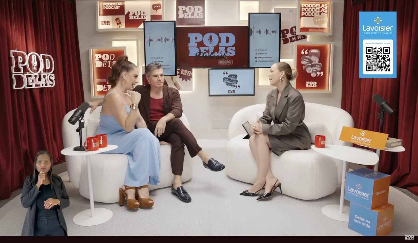 Momento de prática em Libras