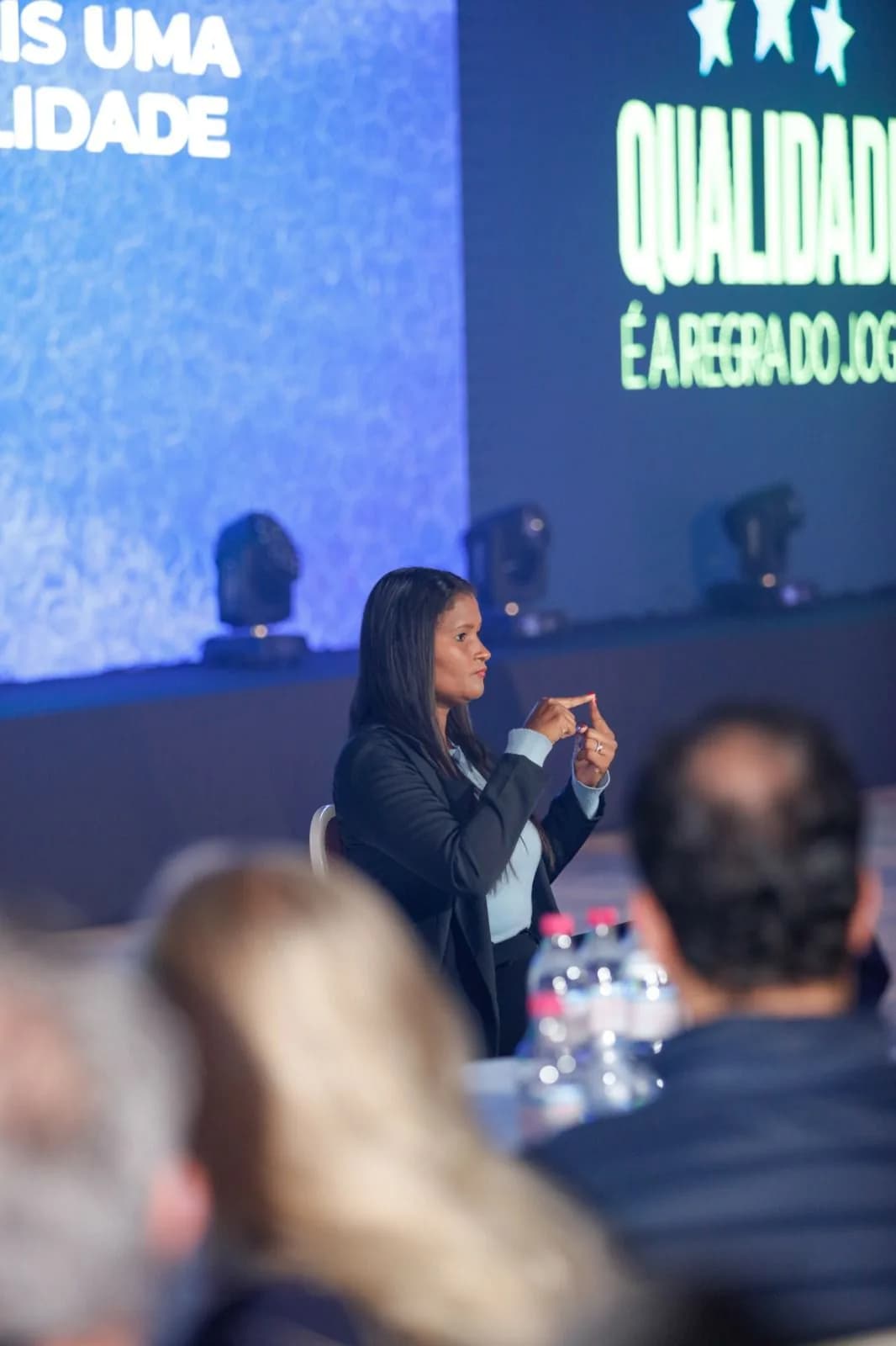 Palestra com interpretação em Libras