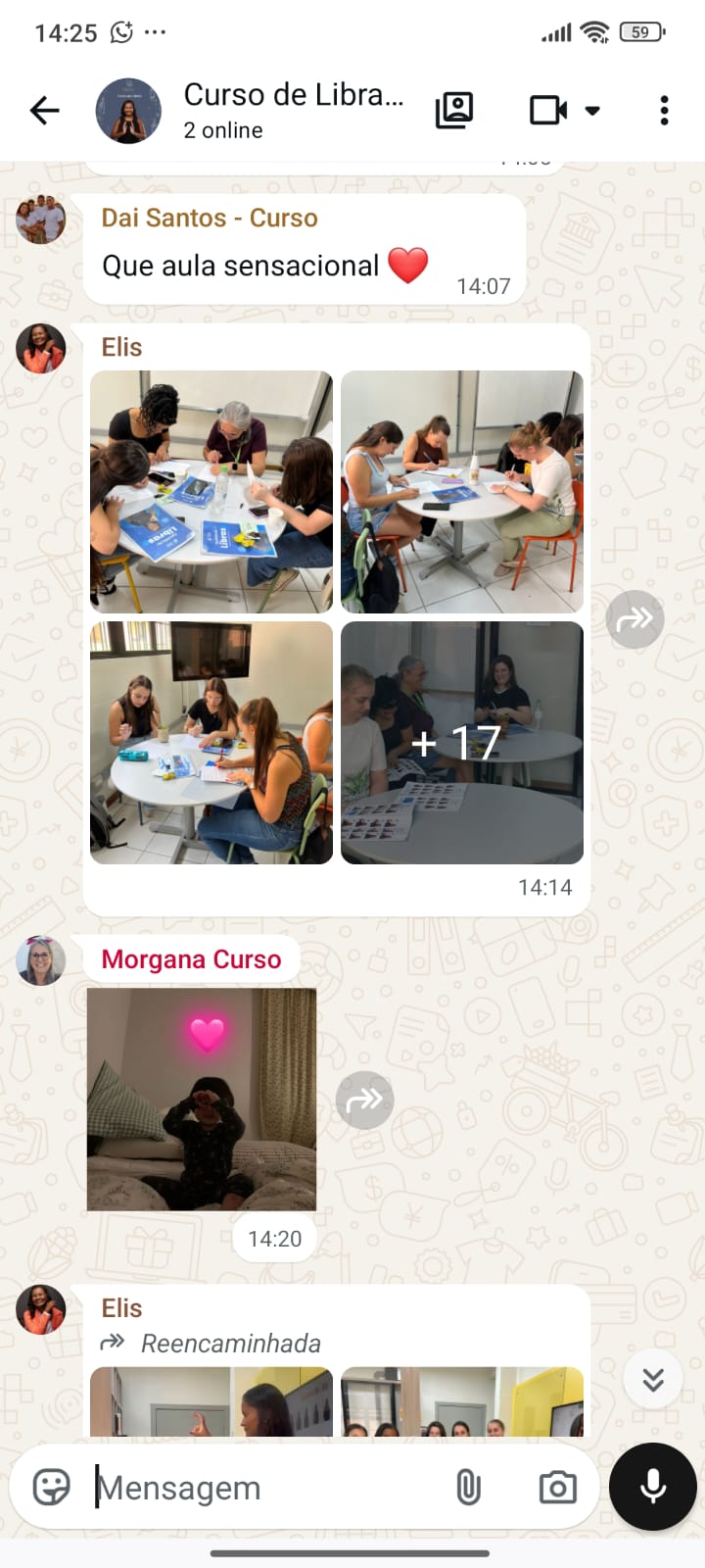 Depoimento aluna - Que aula sensacional